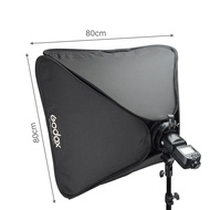 Bamaxis Godox 80 x 80cm/31 31inch Flash Softbox Diffuser with S2-type Bracket Bowens Mount Carry Bag