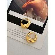 Jahida - Earrings Water Drop Anting Wanita Tindik Hijab Emas Perak Giwang Besar Simple Lucu Aestheti