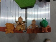 超鬥士公仔、龍珠孫悟空公仔、小次強公仔