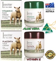 Lanocreme-Placenta ครีมรกแกะออสเตรเลีย 2สูตร Aloe Vera &amp; Collagen / Vitamin E 100กรัม ของแท้ Australia Made100%