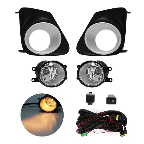 Fog Light Lamp For Toyota Corolla Altis 2011 2012 2013 Daytime Running DRL Chrome Painting Covers Wi