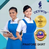 Secondary School Girl Uniform Dexwin Pinafore Skirt Cotton Licin Koshibo Baju Pakaian Sekolah Meneng