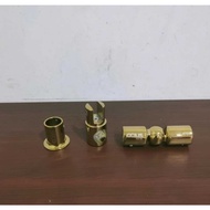 GOLD PIPE CONNECTORS GLASS PIPE CONNECTIONS GOLD COLOR WALL PIPE CONNECTIONS GOLD GLASS CLAMPS