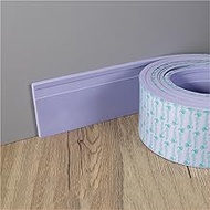 EVA Baseboard Molding Trim 5/7/10CM×20 Feet Peel and Stick Protector Flexible Base Moulding Self-Adh