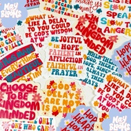 Bible verse stickers Laptop, Tumbler, Journal Stickers | Waterproof Vinyl Stickers
