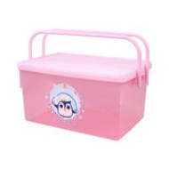 กล่องหูหิ้ว ฝาล็อค SN PAWIN 530PI สีชมพู (1157230)