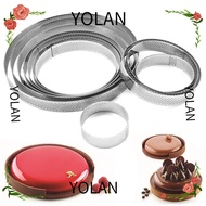 YOLANDAGOODS Cake Mold Decorating Tool French Dessert Mousse Perforated Circle Mould