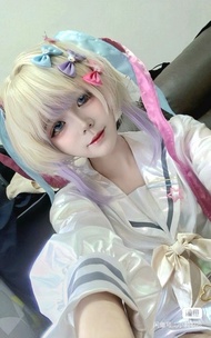 主播女孩重度依賴cosplay 服裝 全套+鞋和腿帶