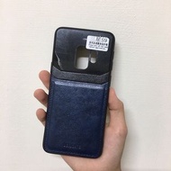 三星Samsung Galaxy S9深藍皮紋手機殼 軟殼