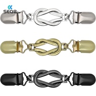 [SEQ8] 3 Pcs Sweater Clips Cinch Clips Vintage Dress Clip Ba Cinch Shawl Cardigan Collar Clip To Tig