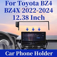 For Toyota BZ4 bZ4X BZ4X 2022-2024 Car Mobile Phone Holder Wireless Charger 360 Rotation For Car Aut