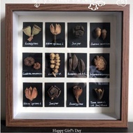 Hollow 3D Wooden Frame Square A4 Photo Frame