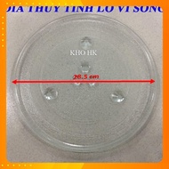 3-tab microwave dish, 28.5 cm diameter for 23L-25L microwave ovens