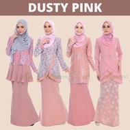 [NEW ARRIVAL] BAJU KURUNG IN DUSTY PINK - KURUNG RIAU/KURUNG MODEN/KURUNG KEDAH/KURUNG LACE/KURUNG RAYA