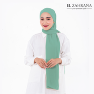 ELZAHRANA HIJAB Terbaru - Pashmina Ceruty Babydoll - Pasmina Polos Flory Shawl