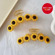 New Large Sunflower Hair Clip - Floral Hair Accessory for Women and Girls Gift Clip Rambut Bunga Mat