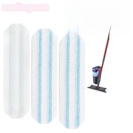 ANDIN Reusable Microfiber Mop Pad, Washable Cotton Flat Mop Replacement Cloth, Durable Removable Mop