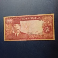 Uang Kuno 100 Rupiah Soekarno 1960 Langka