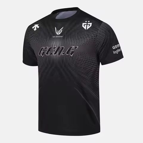 League Of Legends Esports Team Gen.G 2025 World Official Player Jersey LOL Uniforms Nisex Top Ruler 
