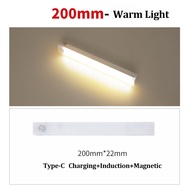 Vimite 20/30/50cm LED đèn ngủ Motion Sensor thanh đèn USB Rechargeable Cabinet Lights đèn tủ quần áo