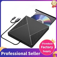External DVD Drive USB3.0 CD-ROM Burner Portable Dual Interface Type-C USB CD DVD Burner for Laptop 
