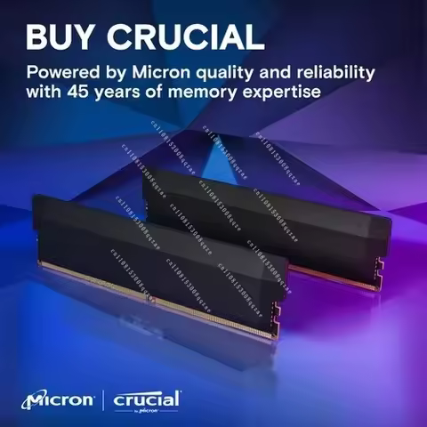 Crucial Pro DDR5 RAM 16GB 32GB Kit C36 C48 6000MHz Overclocking Desktop Gaming Memory AMD Expo Compa