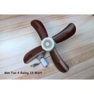 Hanging Fan / Mini Heli Fan / Helifan 15 W 15 Watt 4 Blades