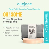 OHSOME Alba Sol Travel Organizer Storage Bag Tas Penyimpanan Travel 7-in-1