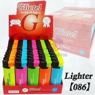 Glictel Brand【086】Lighter /Windproof Electronic Refillable Lighter/Electronic Lighter/Refillable Gas