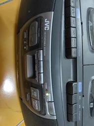 JVC RC-QW35 手提音響  雙卡帶 一片CD 及廣播  功能正常 商檢編號貼紙於底部