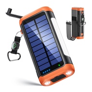 【Direct from Japan】Solar Mobile Battery [61,800mAh High Capacity & Hand-Crank Charging] 22.5W/Huawei