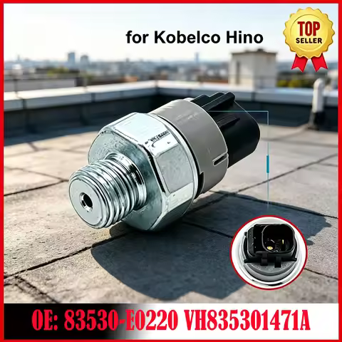 83530-E0220 Oil Pressure Sensor VH83530E0220 VH835301471A for Kobelco Excavator SK200-8 SK350-8 SK35