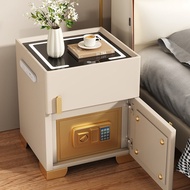 Safe Box Intelligent Bedhead New Bedroom Minimalist Modern Solid Wood Home Decor Safe Box For Home A