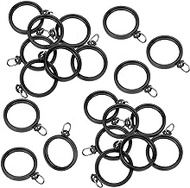 ORFOFE 20pcs Curtain Pull Ring Curtain Rings Curtain Rod Rings Hook Window Curtains Decorative Curtain Rods Roman Rod Ring Plastic Curtain Hanging Circles Curtain Accessories