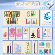 MARD ชุด quilling เซ็ท Beginner กระดาษ สำหรับทำศิลปะม้วนกระดาษ ควิลลิ่ง รวมสี สีสวย ขอบเรียบ DIY งาน