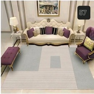 High Quality Velvet Carpet Anti Slip Backing Karpet Baldu Moden Living Room Rug Carpet Velvet Murah 
