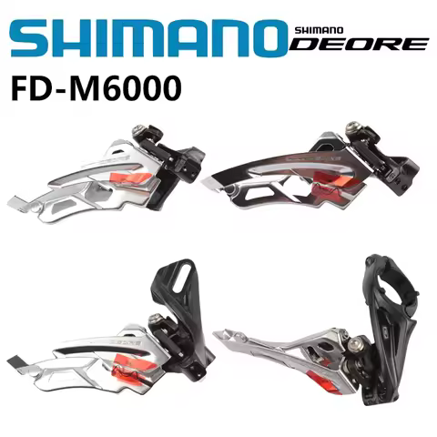 Shimano Deore M6000 3x10 Speed Front Derailleur FD-M6000-H/M/L/D SIDE SWING Installation Of Clamp Ri