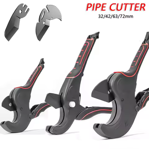 32mm 42mm 63mm 75mm Pipe Cutter SK5 Material with Treatment Ratchet PVC PU PP PE Hose Pipe Cutter Pi