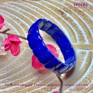 HOJB Natutal Lapis Lazuli Rectangle 5A Bracelet 11x15mm 聚寶軒天然青金石5A手排11x15mm