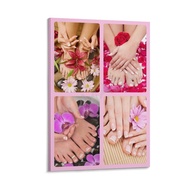 Nail Wall Decor Nail Shop Nail Art Prints Nail Colours Nail Design Poster (4) Canvas Painting Wall A