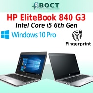 Refurbished HP EliteBook 840 G3 / HD / Intel Core i5 6th Gen / Windows 10 Pro / Webcam / Fingerprint