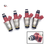 A10E-4Pcs Car Fuel Injectors For Hitachi 16600-86G00 For Nissan Pickup D21 2.4L 1990-1995 JS21-1/ FJ