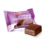 JOHNNY KROCKER MILK WAFERS WITH MILK CREAM IN CHOCOLATE , WAFER CANDY ( 1KG , 500G , 250G)