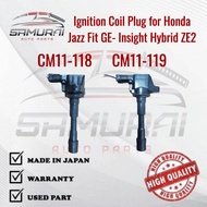Original Used Ignition Coil Plug for Honda Jazz Fit GE- Insight Hybrid ZE2 CM11-118 CM11-119