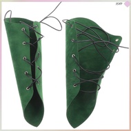 Renaissance Accessories Women Suede Steampunk Color Gloves Arcane Cosplay (Green) junshaoyipin