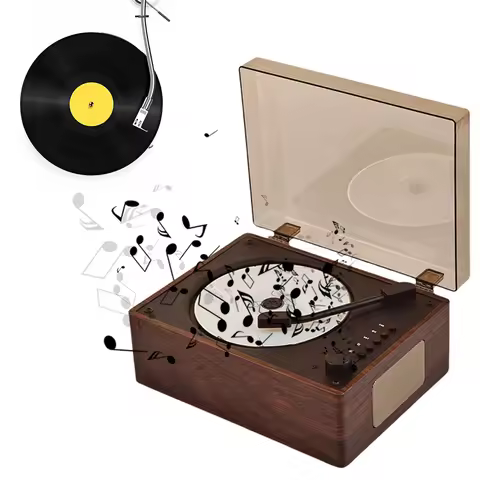 Retro CD Player Rechargeable Support CD BT USB 3.5mm AUX Portable CD Player Bluetooth-Compatible 5.0