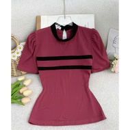 Italian Silk T-shirt Suitable for Going Out Designed by TuTu Store for Women - Code AS550