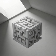 Impossible Corners Wall art 3D illusion corner wall sticker