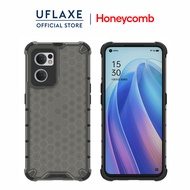 UFLAXE Honeycomb Ốp Cứng Chống Sốc cho OPPO Reno 7 / Reno 7 Pro 5G Ốp Điện Thoại Trong Suốt Ốp Lưng