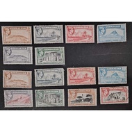 Gibraltar , 1938 -1945 New Drawings, MINT, LOOSE STAMP, 6 MINT HINGED & 8 USED STAMP ONLY
